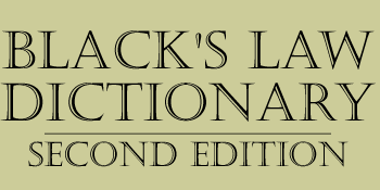 Black's Law, 2nd Edition