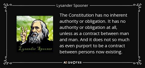 Lysander Spooner No Treason